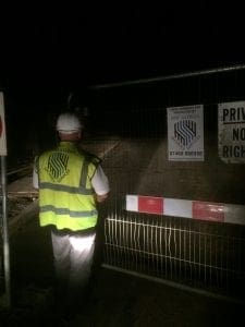 construction site security London