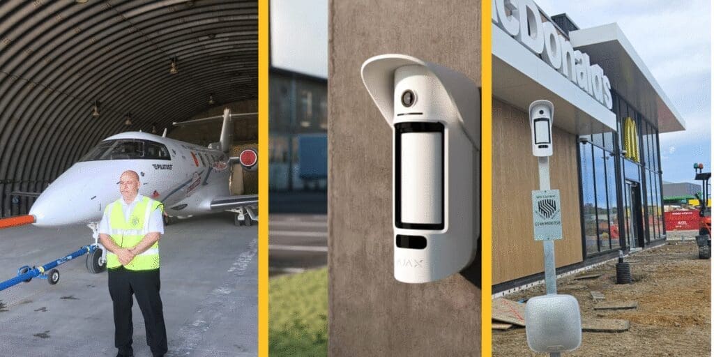 MW Global security officer, Ajax detector and temporary site security system