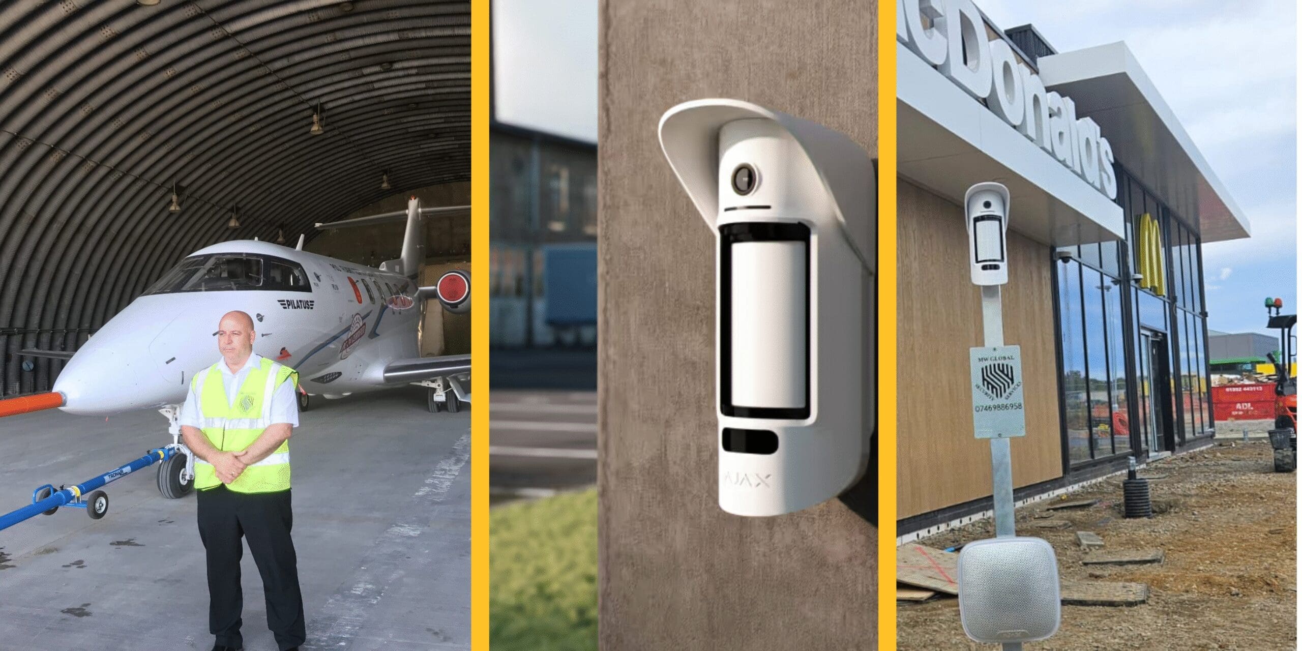 MW Global Security Services providing guarding, alarm and CCTV services across East Anglia.